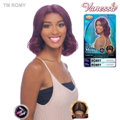 Vanessa Top Super Middle Lace Part Swissilk Lace Front Wig - TM ROMY